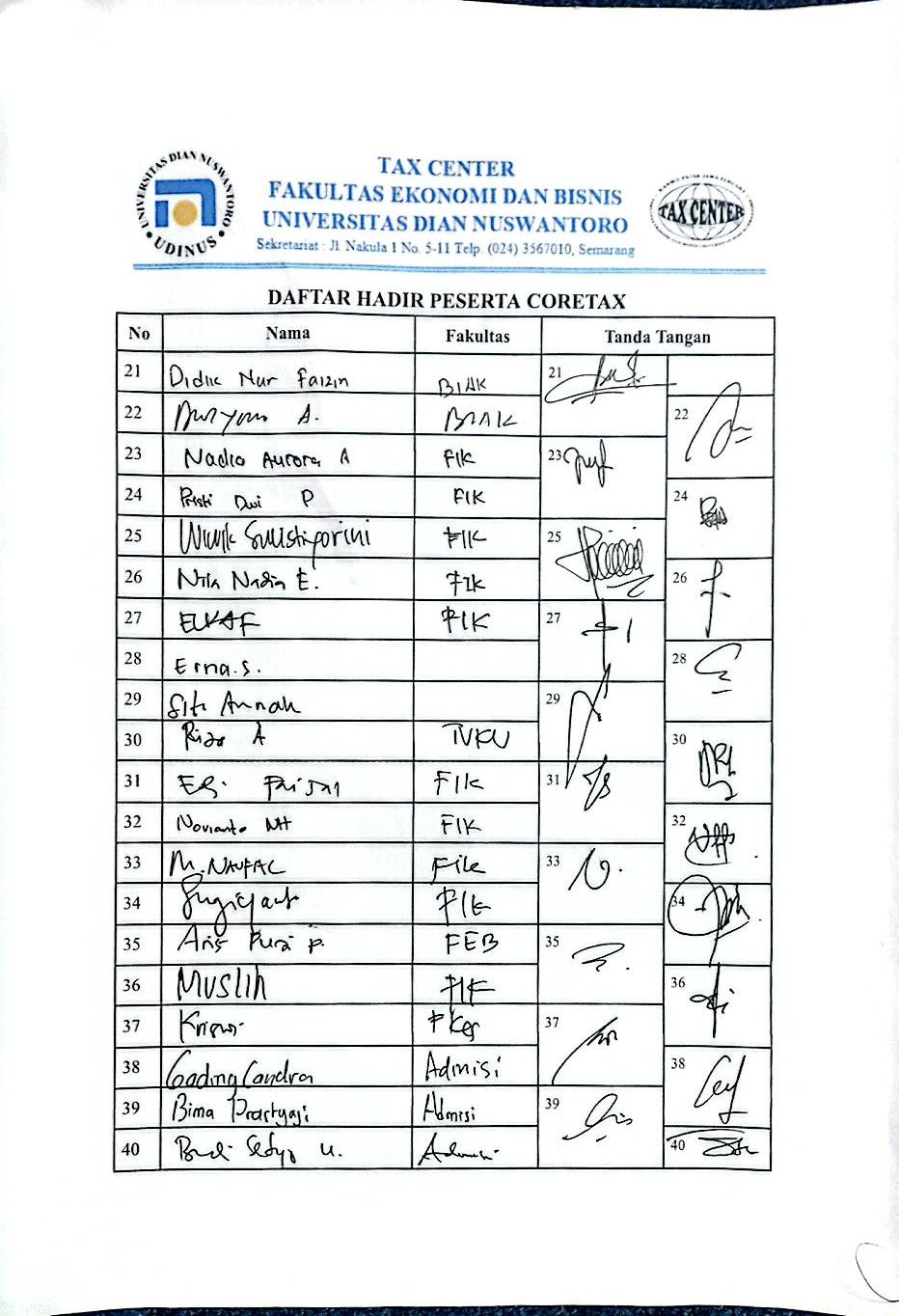 CoreTax Service Campaign